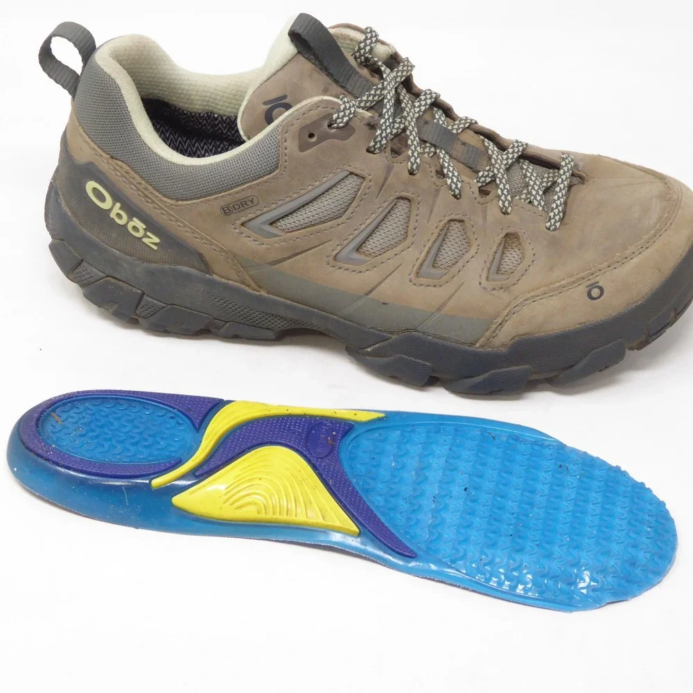 Oboz Womens Sawtooth II Low B-DRY Hiking Shoes Brown Waterproof 8